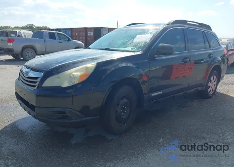 2011 Subaru Outback 2.5I z USA, uszkodzony, nr VIN 4S4BRCAC4B3432676